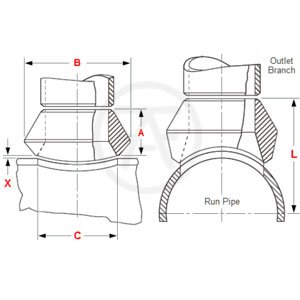 ASME B16.11 Weldolet - Dimensions Chart ASME B16.11 Weldolet - Dimensions Chart