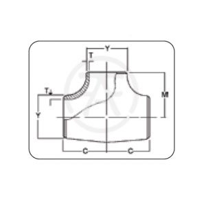 ASME B16.9 Buttweld Tee - Equal/Straight Tee & Unequal/Reducing Tee - Dimensions and Weights Chart ASME B16.9 Buttweld Tee - Equal/Straight Tee & Unequal/Reducing Tee - Dimensions and Weights Chart
